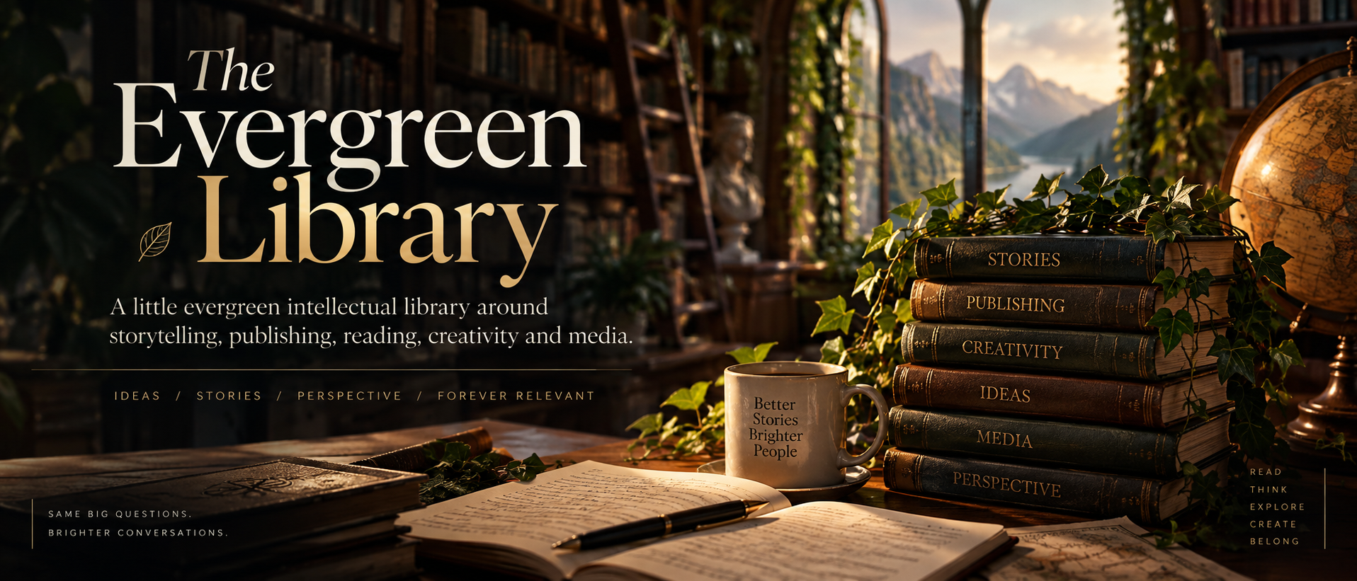 The Evergreen Library series artwork